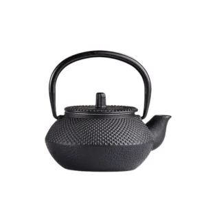 With Stainless Steel Infuser Cast Iron Pot Teapot Chinese Japanese Antique Style Rope Wrapping Handle Tea Kettle