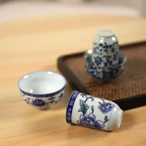 ceramic teacup porcelain wenxiang cup chinese kung fu cup drinkware